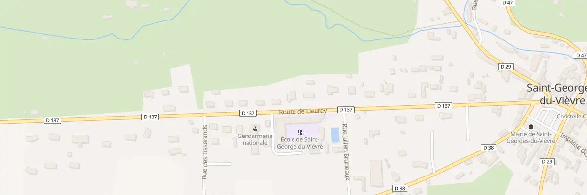 Plan du 384 Rte de Lieurey à Saint-Georges-du-Vièvre