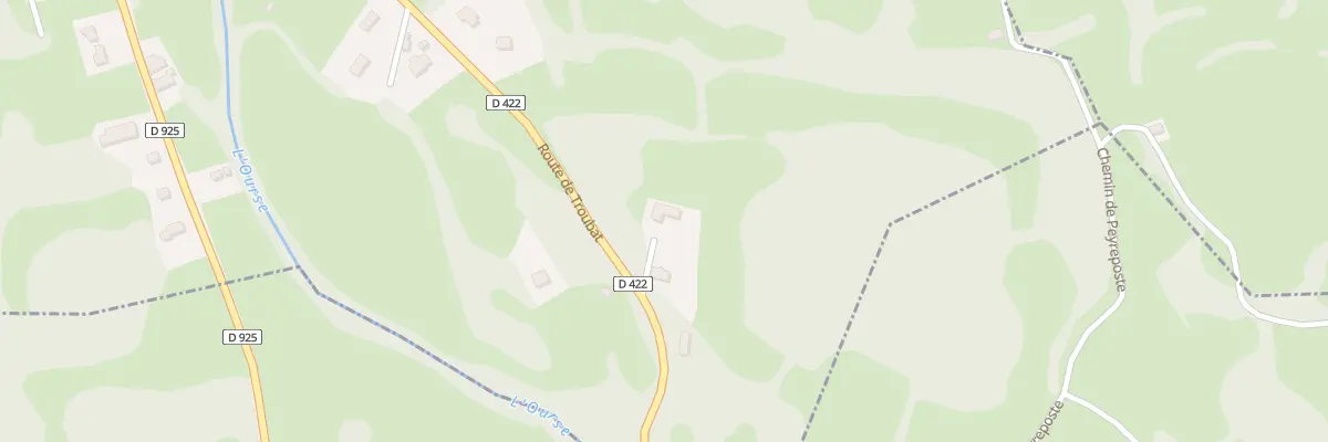 Plan du 645 Rte de Troubat à Gembrie
