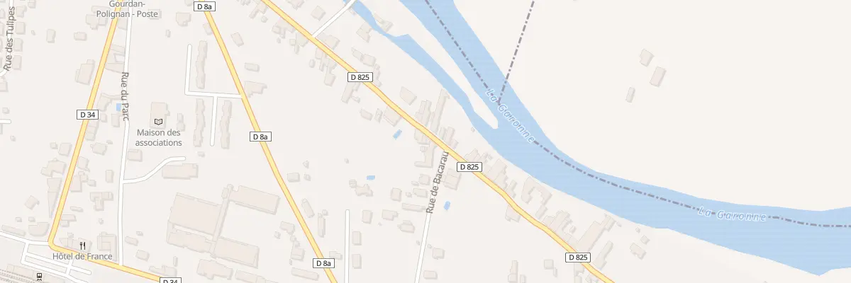 Plan du 38 Av de Polignan à Gourdan-Polignan