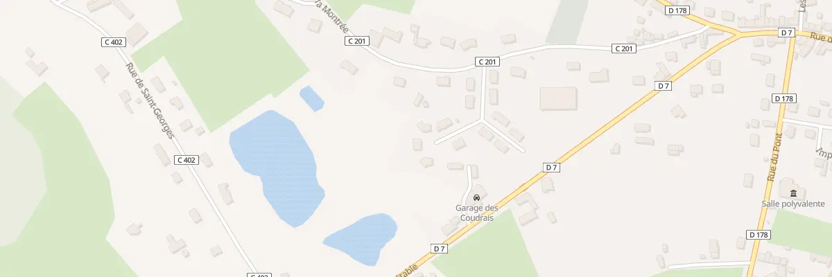 Plan du 5 Rue de Bellevue à Saint-Aubin-des-Coudrais