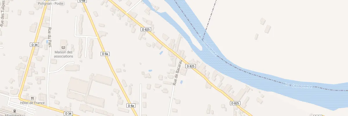 Plan du 40 Av de Polignan à Gourdan-Polignan