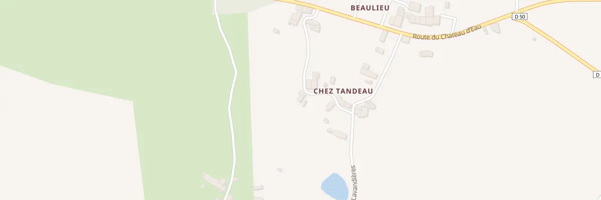 Plan du 5059 Chez Tandeau au Lindois