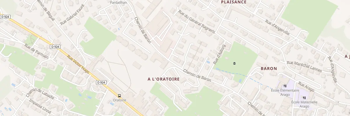 Plan du 12 Rue Mal de Gontaut Biron à Auch