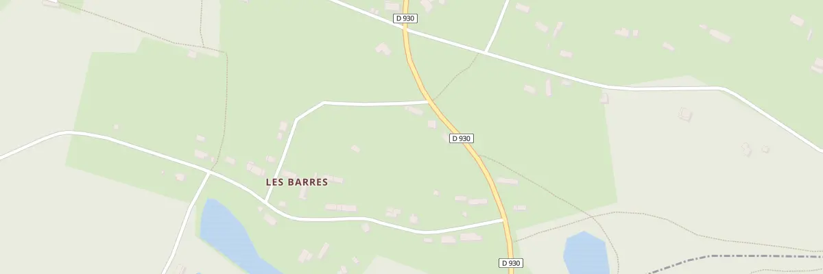 Plan du 44 Les Barres aux Genettes