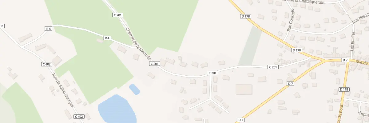 Plan du 25 Che de la Montrée à Saint-Aubin-des-Coudrais