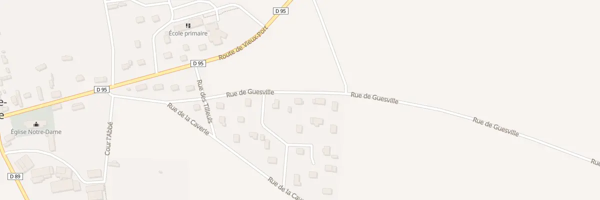 Plan du 305 Rue de Guesville à Trouville-la-Haule