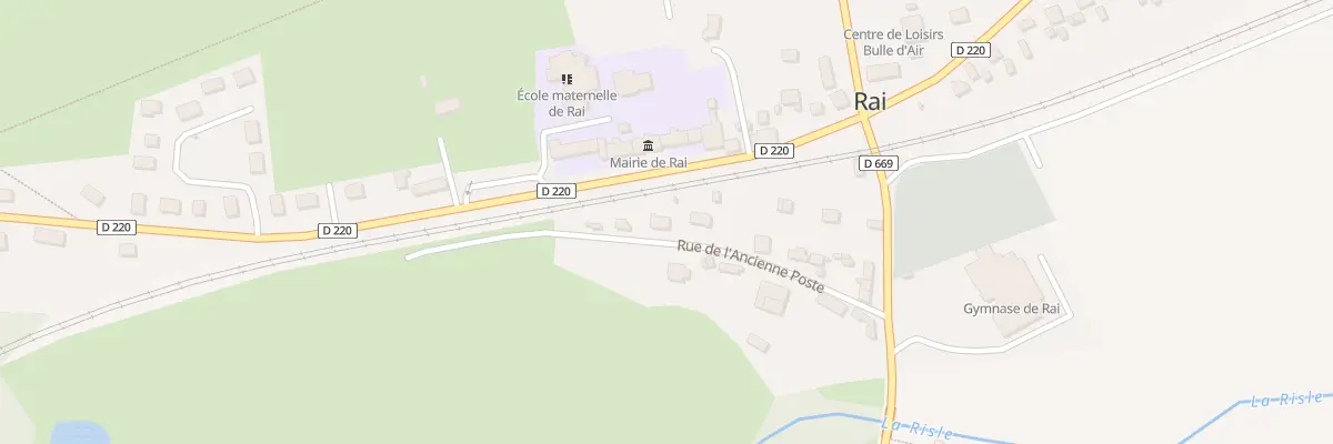 Plan du 8 Rue de l’Ancienne Poste à Rai