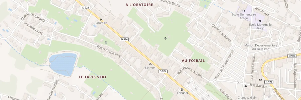 Plan du 24 Rue Victor Hugo à Auch