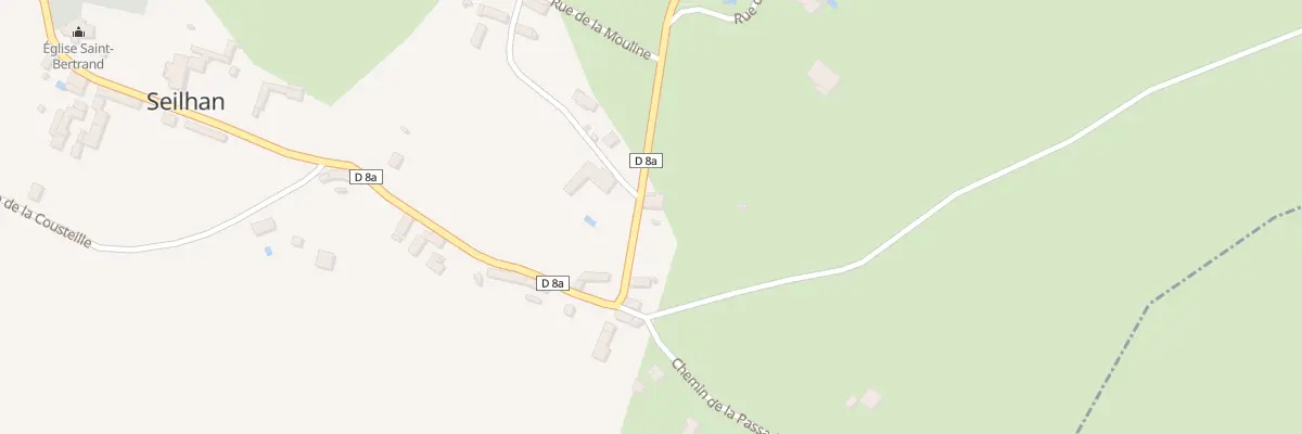 Plan du 1 Rue du Village à Seilhan