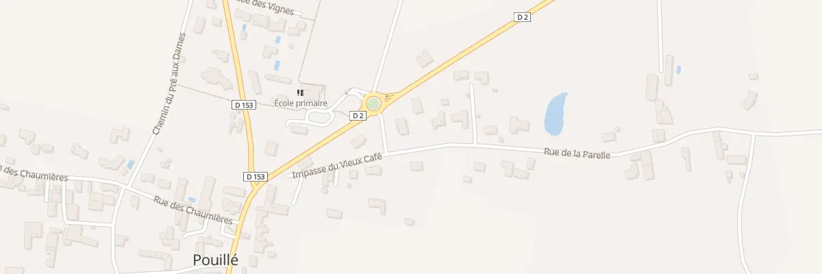 Plan du 1 Rue de la Parelle à Pouillé