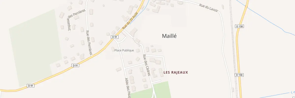 Plan du 1 Rue des Cedres à Maillé