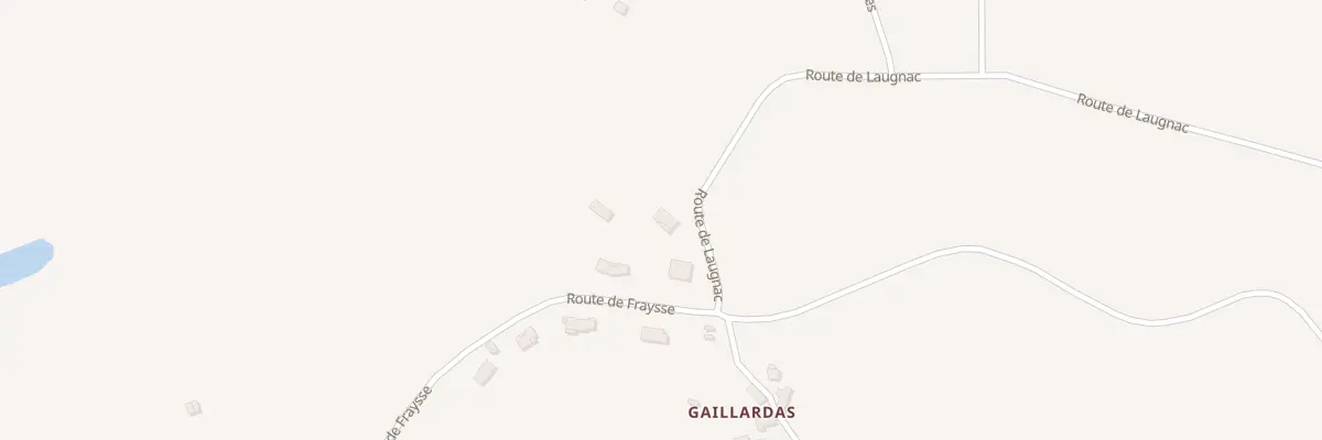 Plan du 75 Rte de Laugnac à Madaillan
