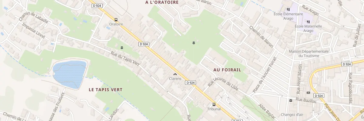 Plan du 20 Rue Victor Hugo à Auch