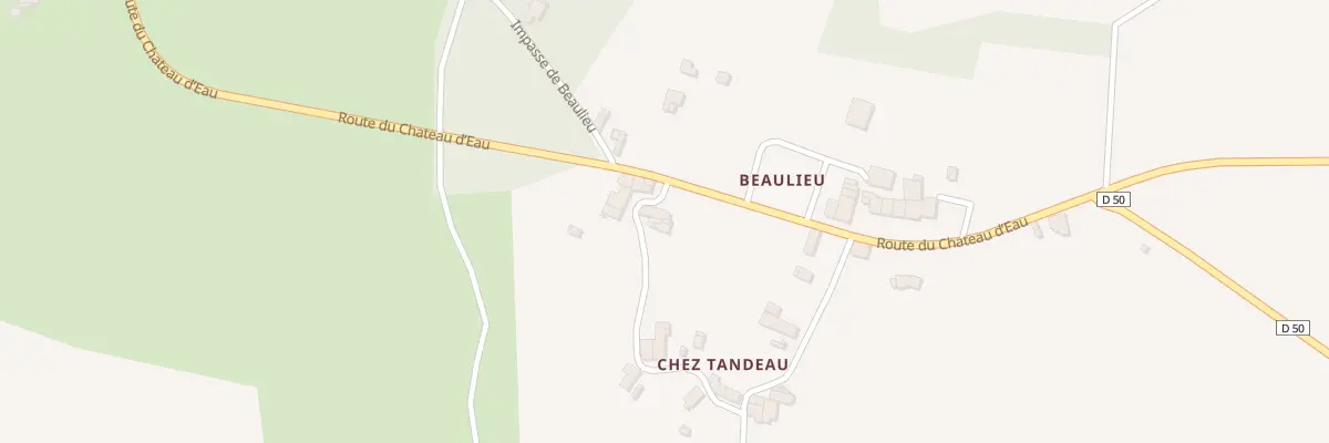 Plan du 5056 Chez Tandeau au Lindois