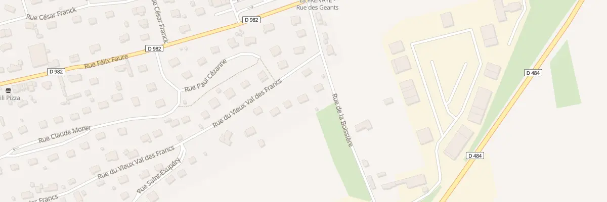 Plan du 3 Rue du Vieux Val des Francs à La Frénaye