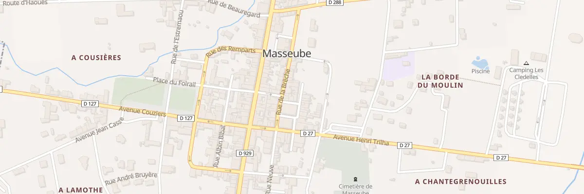 Plan du 4 Rue Bougues à Masseube