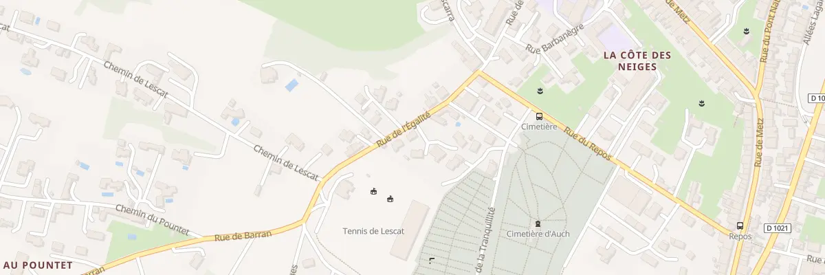 Plan du 41 Rue de l’Egalité à Auch