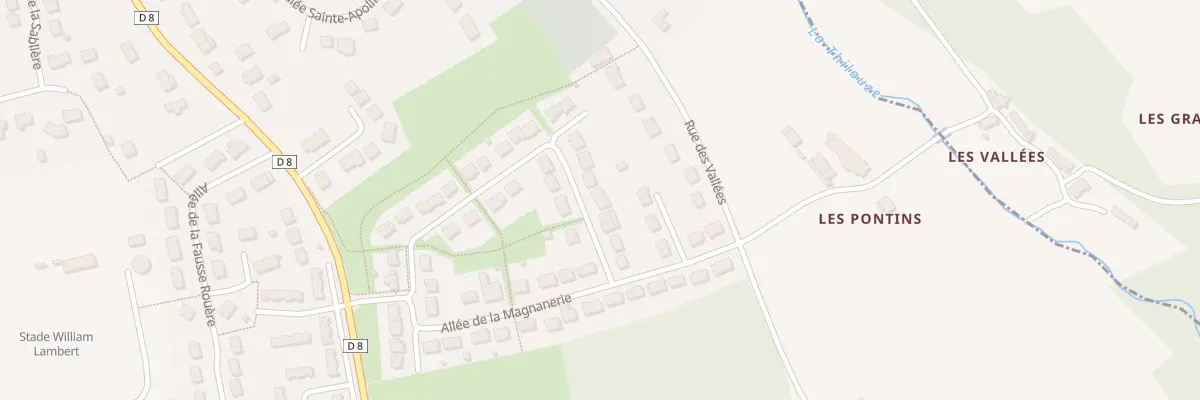 Plan du 36 All Madame de Mortsauf à Pont-de-Ruan
