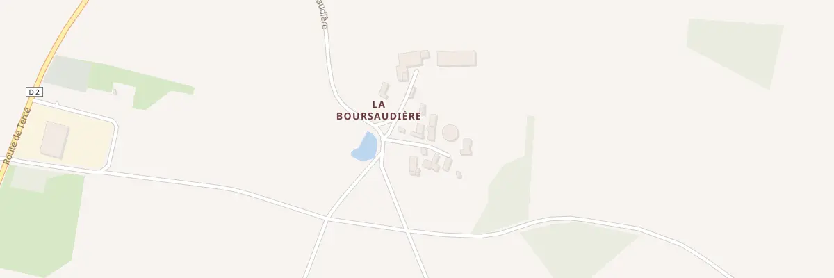 Plan du 3 Ham de la Boursaudière à Pouillé