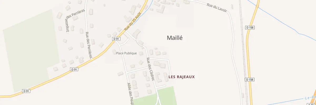 Plan du 1 Imp des Acacias à Maillé