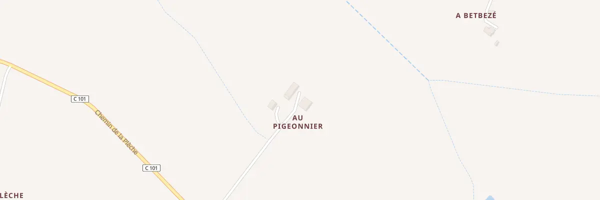 Plan du 970 Chem de la Pleche à Tourdun