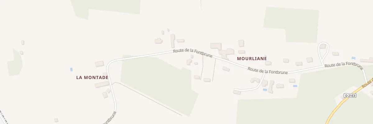 Plan du 519 Rte de la Fontbrune à Saint-Germain-et-Mons