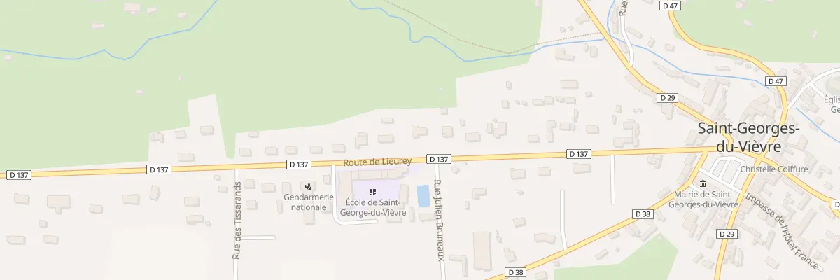 Plan du 282 Rte de Lieurey à Saint-Georges-du-Vièvre