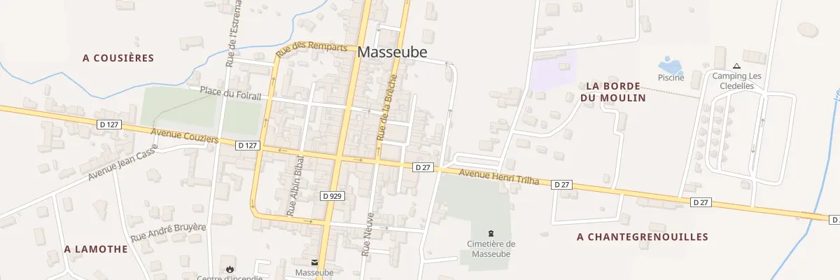 Plan du 4 Rue Brochain à Masseube