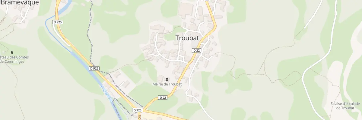 Plan du 5008A Le Village à Troubat