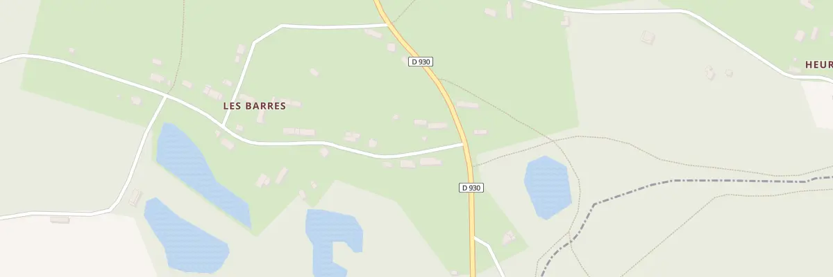 Plan du 139 Les Barres aux Genettes