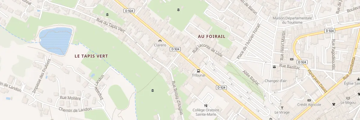 Plan du 25 Rue Victor Hugo à Auch
