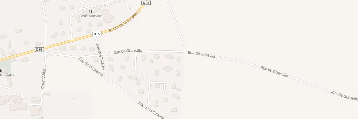 Plan du 380 Rue de Guesville à Trouville-la-Haule