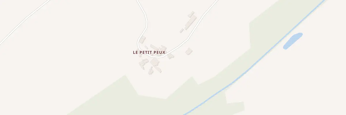 Plan du 5000 Le Petit Peux à Lhommaizé