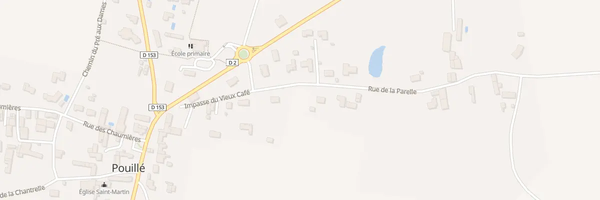 Plan du 4 Rue de la Parelle à Pouillé