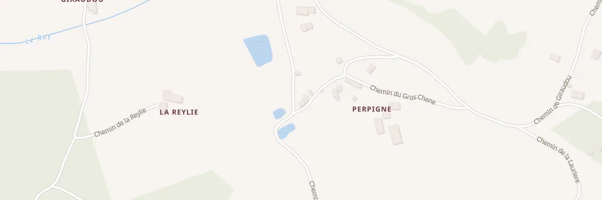 Plan du 245 Che des Trois Maisons à Villamblard