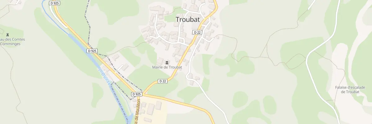 Plan du 5058 Le Village à Troubat