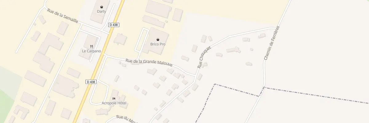 Plan du 232 Rue Chouquet à Bernay