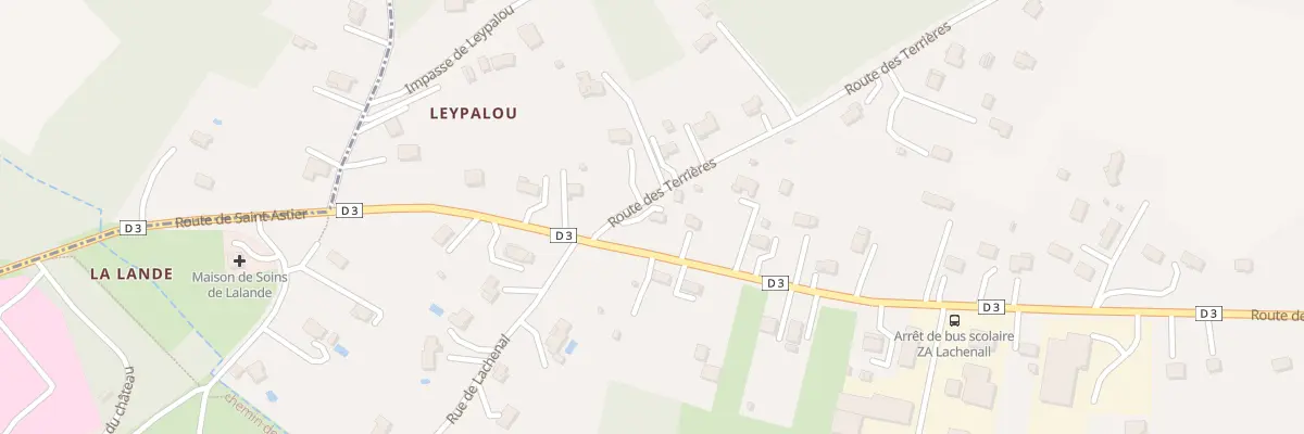 Plan du 2 Rte des Terrières à Annesse-et-Beaulieu