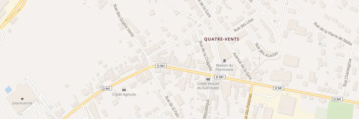 Plan du 48 Rue Nationale à Terres-de-Haute-Charente