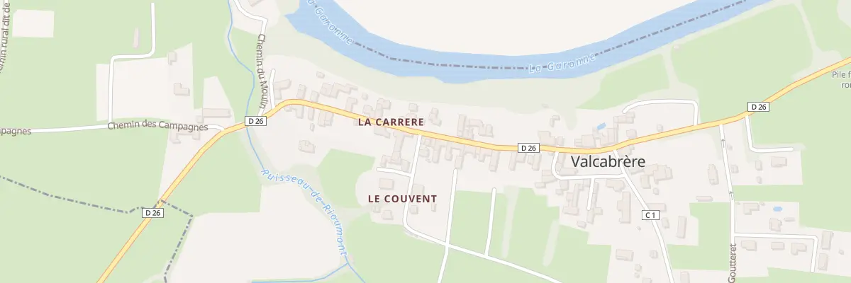 Plan du 1 Pl des Mesures À Grains à Valcabrère