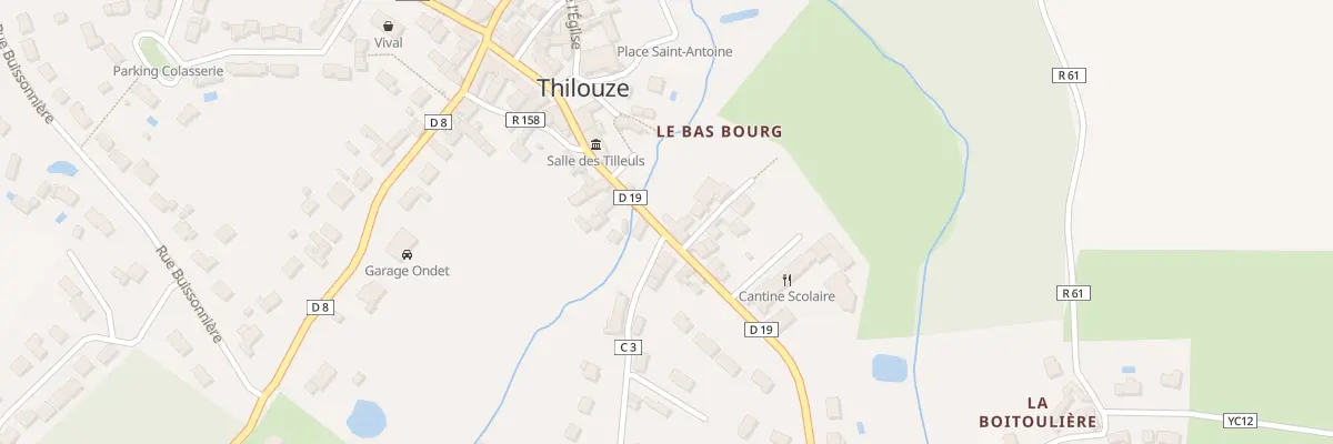 Plan du 14 Rue des Lavandiéres à Thilouze
