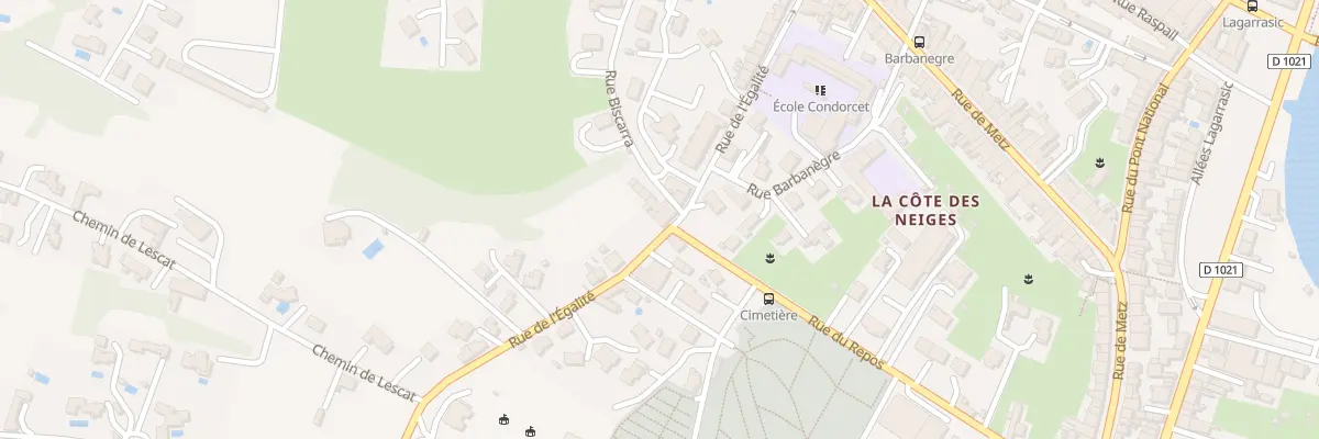 Plan du 28 Rue de l’Egalité à Auch