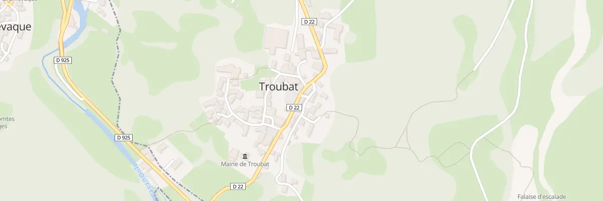 Plan du 2 Rue de Larriouère à Troubat
