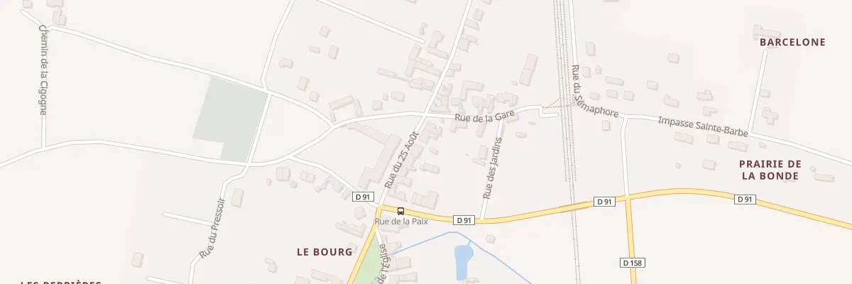 Plan du 1 Rue du 25 Août à Maillé