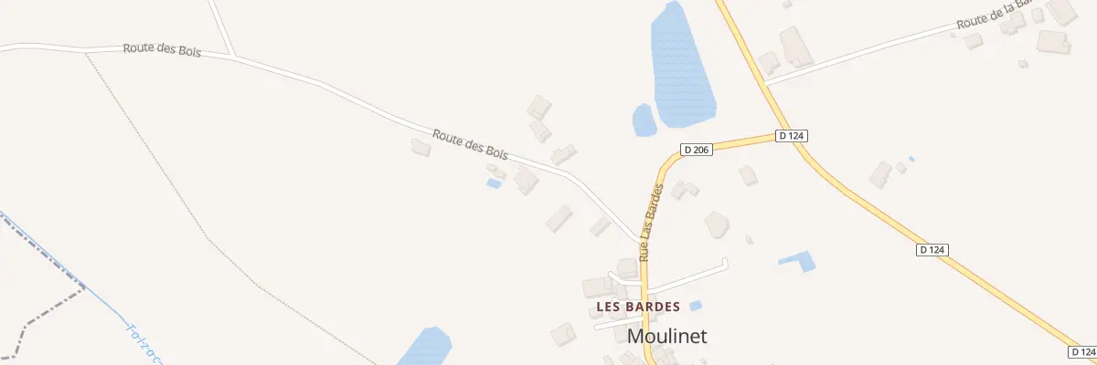 Plan du 51 Rte des Bois à Moulinet