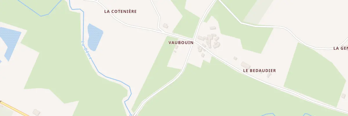 Plan du 840 Vaubouin à Beaumont-sur-Dême