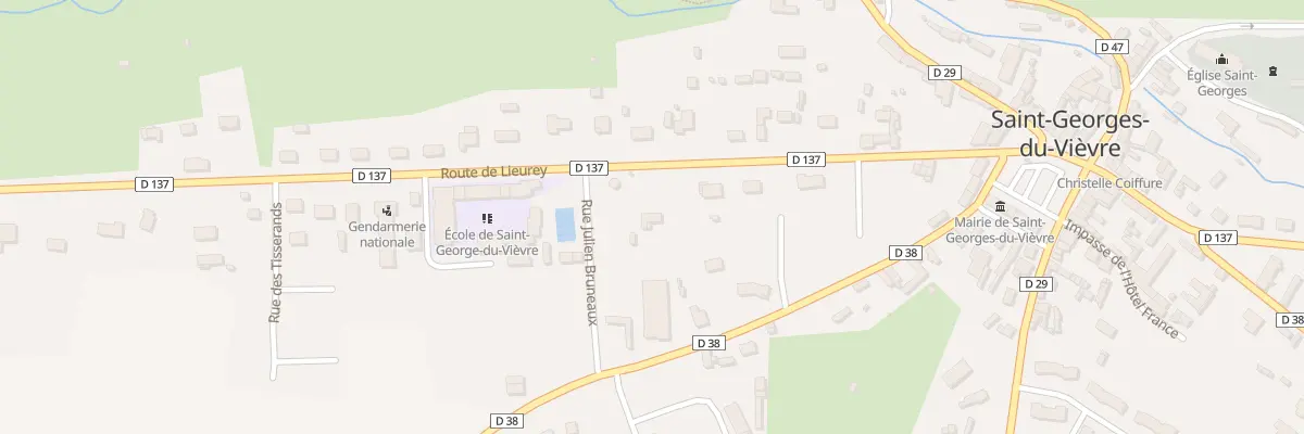 Plan du 243 Rte de Lieurey à Saint-Georges-du-Vièvre