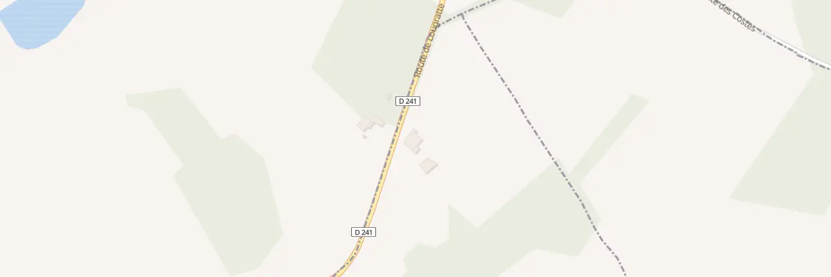 Plan du 4600 Rte de Lougratte à Moulinet
