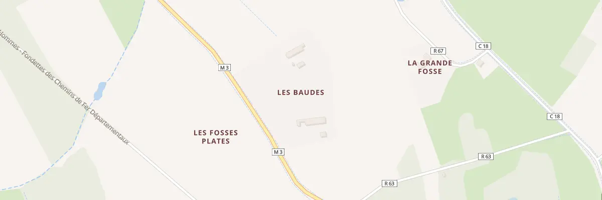 Plan du 134 Rte de Pernay à Fondettes