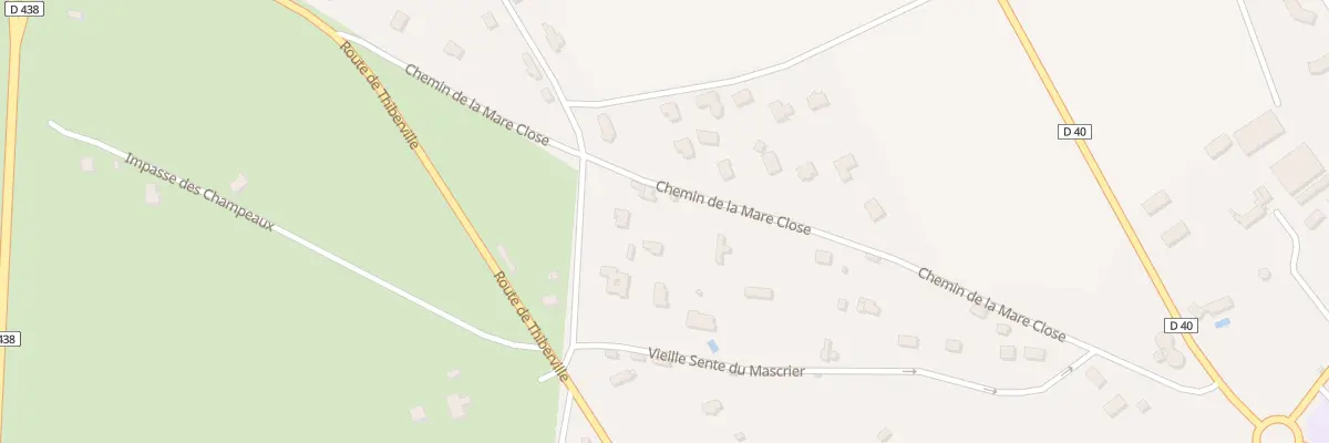 Plan du 417 Che de la Mare Close à Bernay